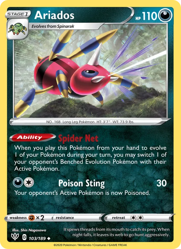 Ariados (Darkness Ablaze #103/189)