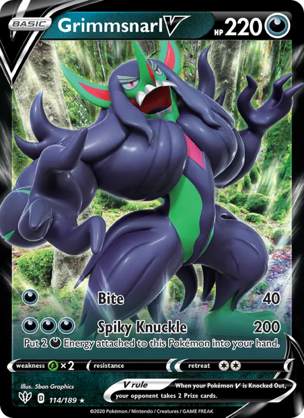 Grimmsnarl V (Darkness Ablaze #114/189)