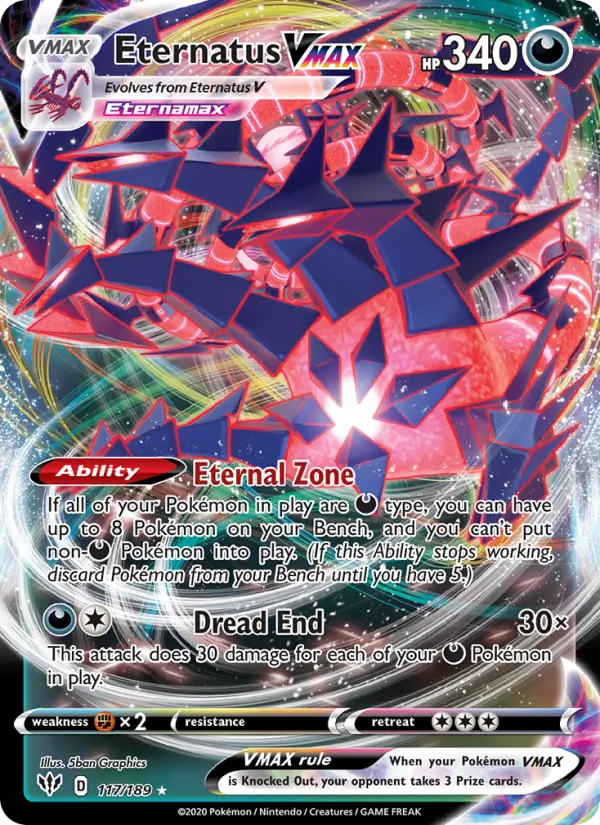 Eternatus VMAX (Darkness Ablaze #117/189)