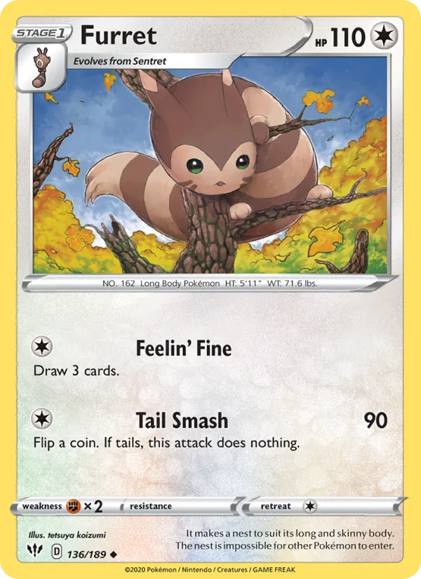 Furret (Darkness Ablaze #136/189)
