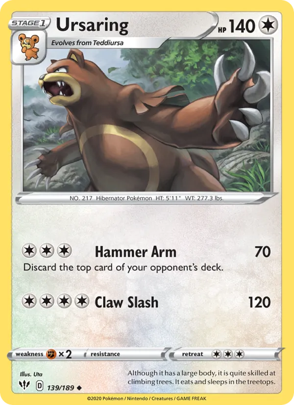 Ursaring (Darkness Ablaze #139/189)