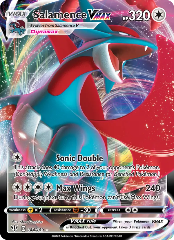 Salamence VMAX (Darkness Ablaze #144/189)