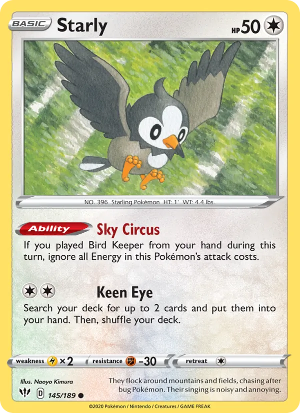 Starly (Darkness Ablaze #145/189)