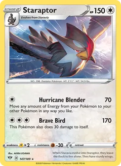 Staraptor (Darkness Ablaze #147/189)
