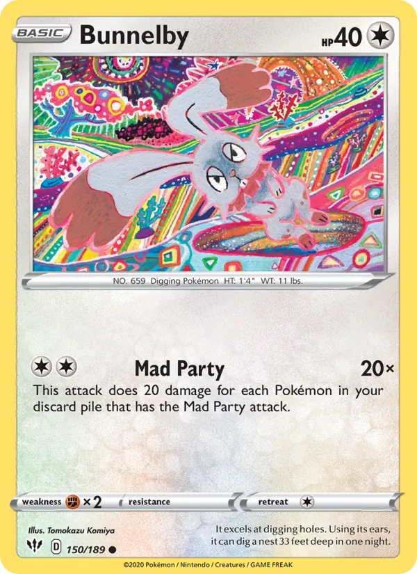 Bunnelby (Darkness Ablaze #150/189)