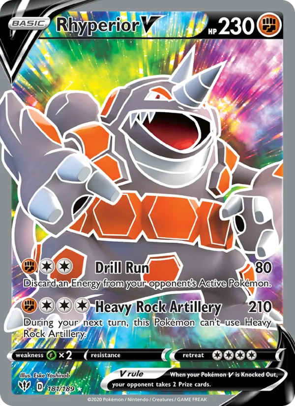 Rhyperior V (Darkness Ablaze #181/189)
