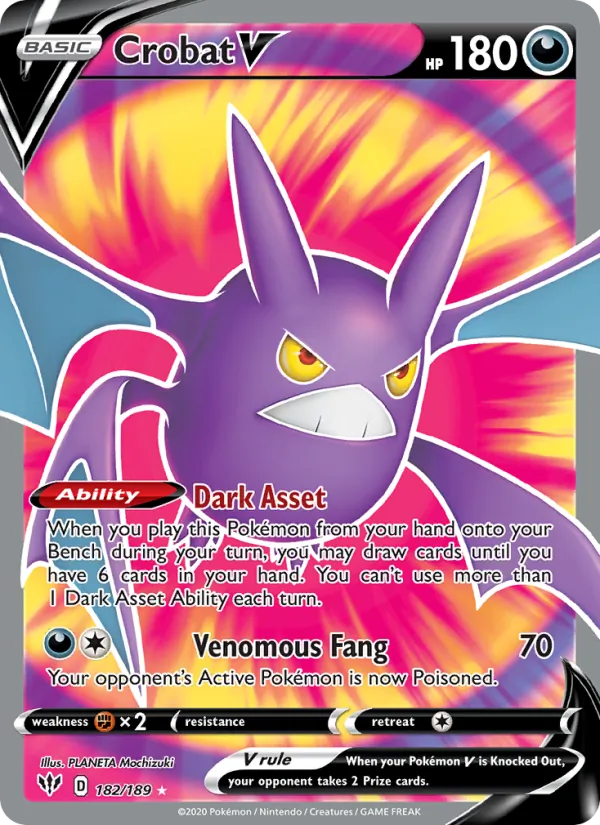 Crobat V (Darkness Ablaze #182/189)