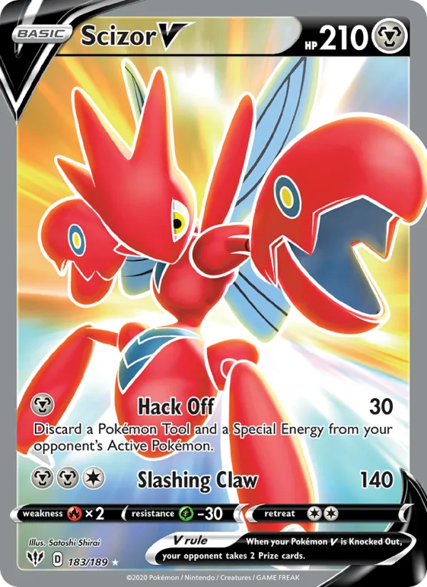 Scizor V (Darkness Ablaze #183/189)