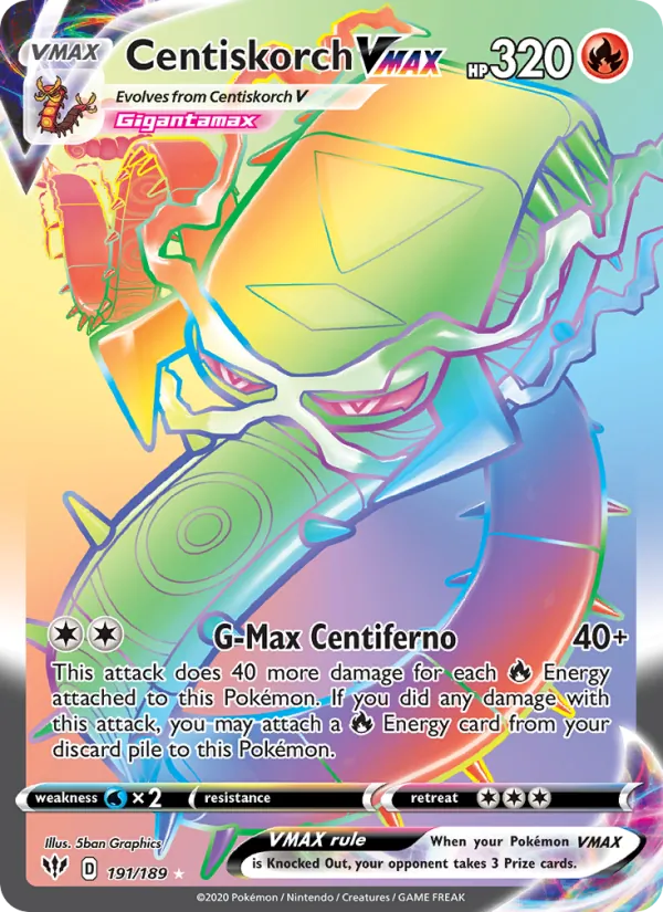 Centiskorch VMAX (Darkness Ablaze #191/189)