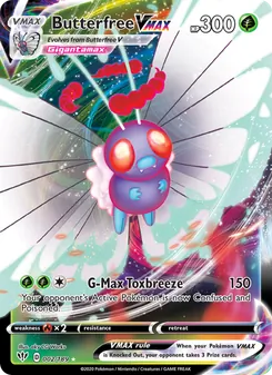 Butterfree VMAX (Darkness Ablaze #2/189)