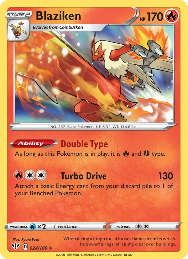 Blaziken (Darkness Ablaze #24/189)