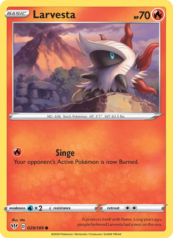 Larvesta (Darkness Ablaze #29/189)