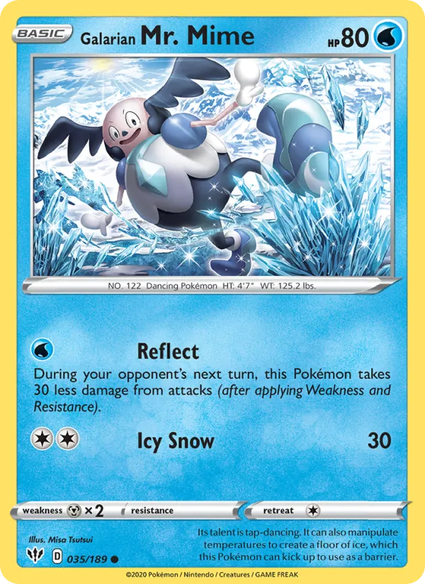 Galarian Mr. Mime (Darkness Ablaze #35/189)