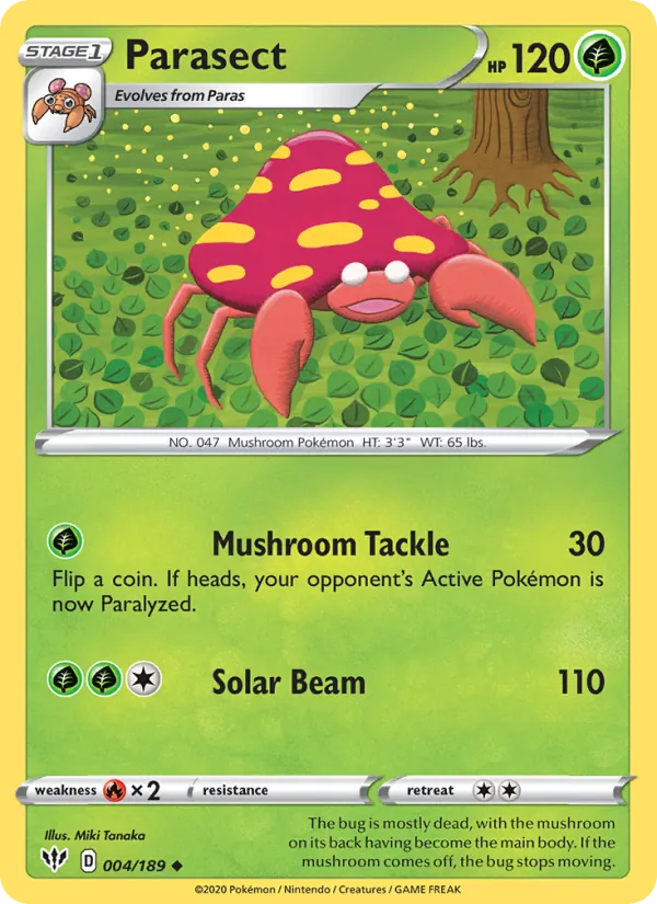 Parasect (Darkness Ablaze #4/189)