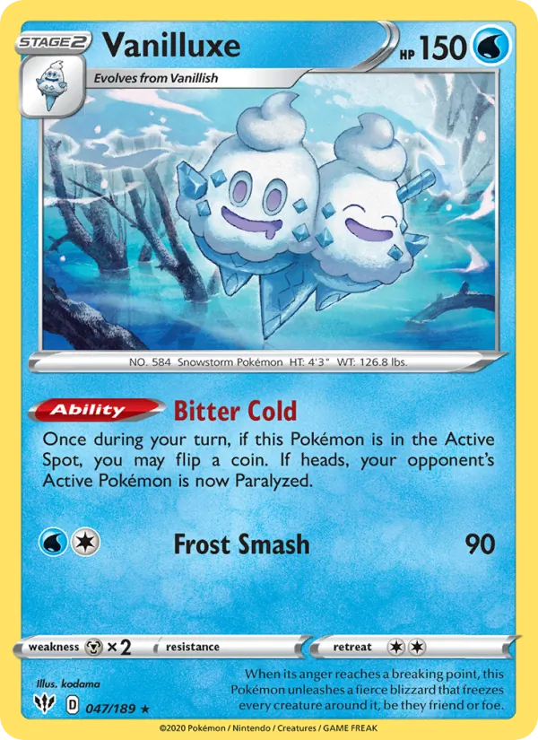 Vanilluxe (Darkness Ablaze #47/189)
