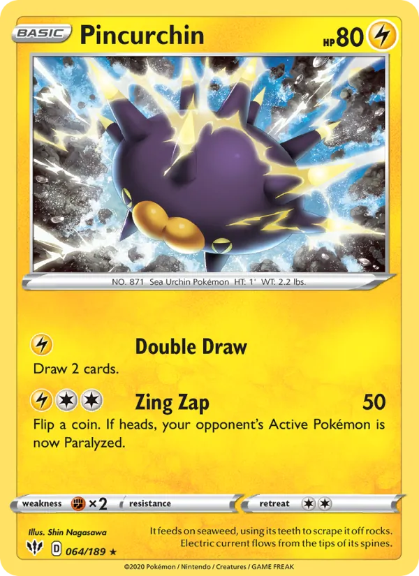 Pincurchin (Darkness Ablaze #64/189)