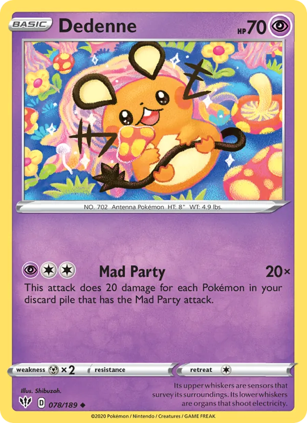 Dedenne (Darkness Ablaze #78/189)