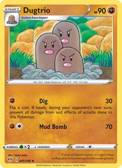 Dugtrio (Darkness Ablaze #85/189)