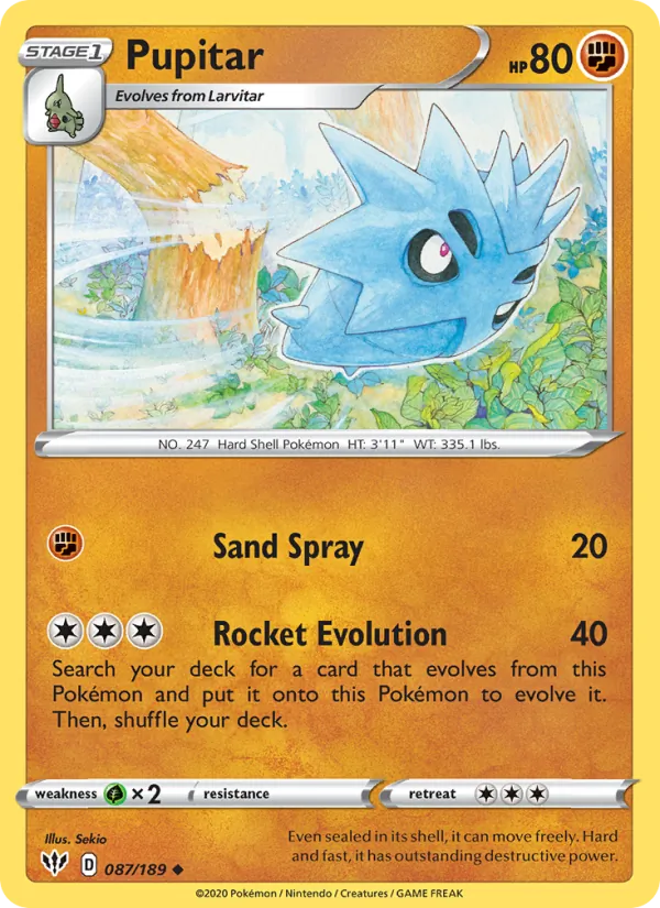 Pupitar (Darkness Ablaze #87/189)