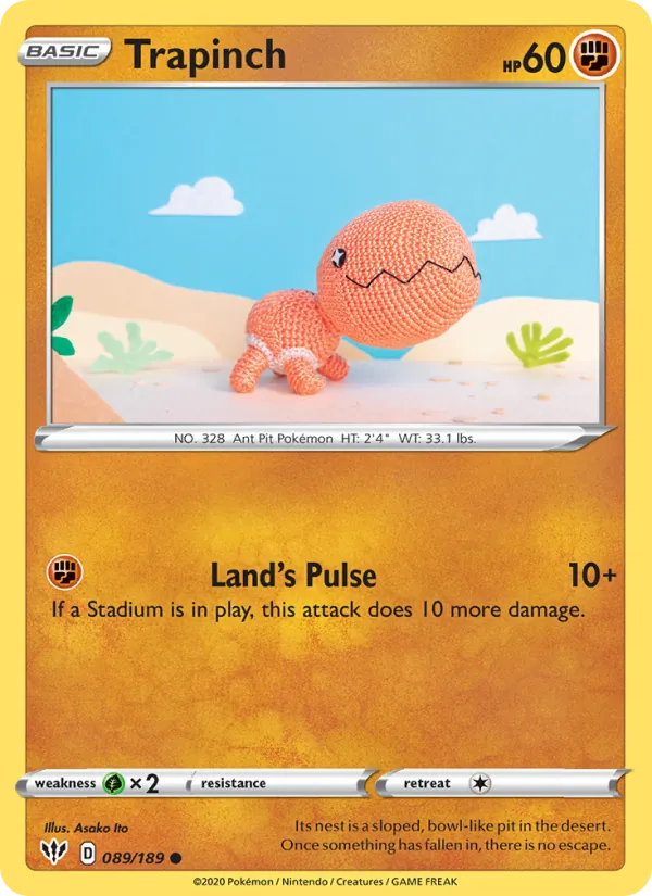 Trapinch (Darkness Ablaze #89/189)