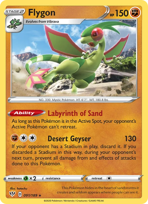 Flygon (Darkness Ablaze #91/189)