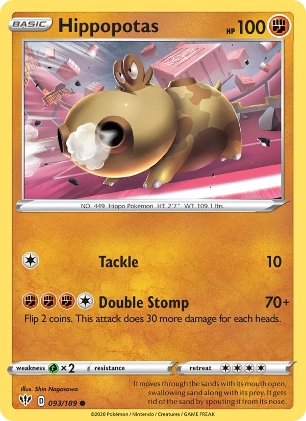 Hippopotas (Darkness Ablaze #93/189)