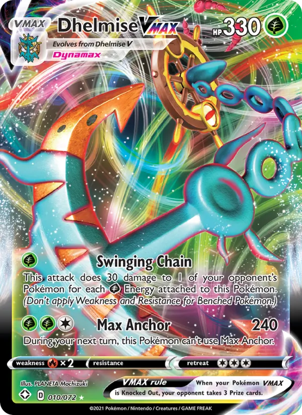 Dhelmise VMAX (Shining Fates #10/72)