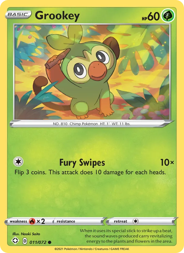 Grookey (Shining Fates #11/72)