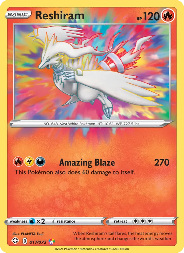Reshiram (Shining Fates #17/72)