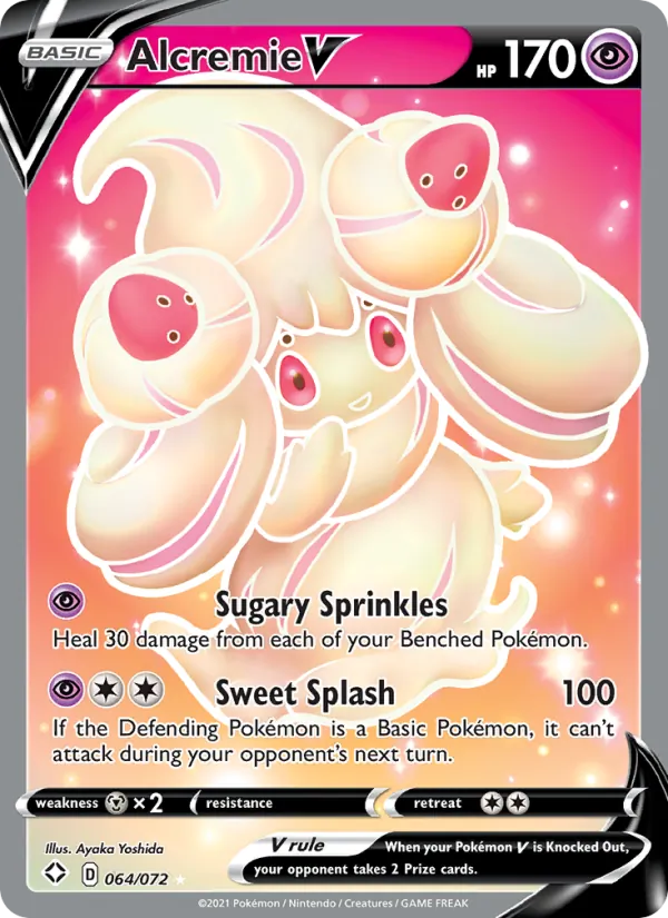 Alcremie V (Shining Fates #64/72)