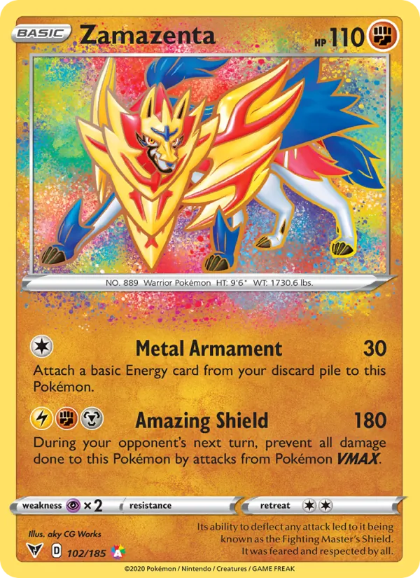 Zamazenta (Vivid Voltage #102/185)