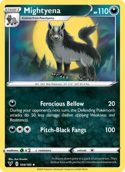 Mightyena (Vivid Voltage #104/185)