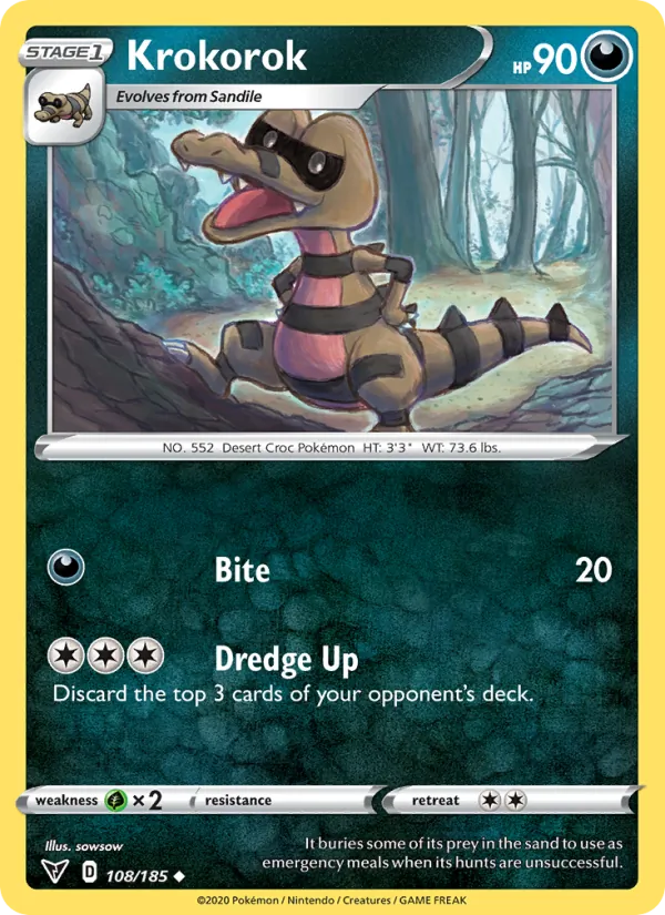 Krokorok (Vivid Voltage #108/185)