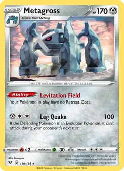 Metagross (Vivid Voltage #118/185)