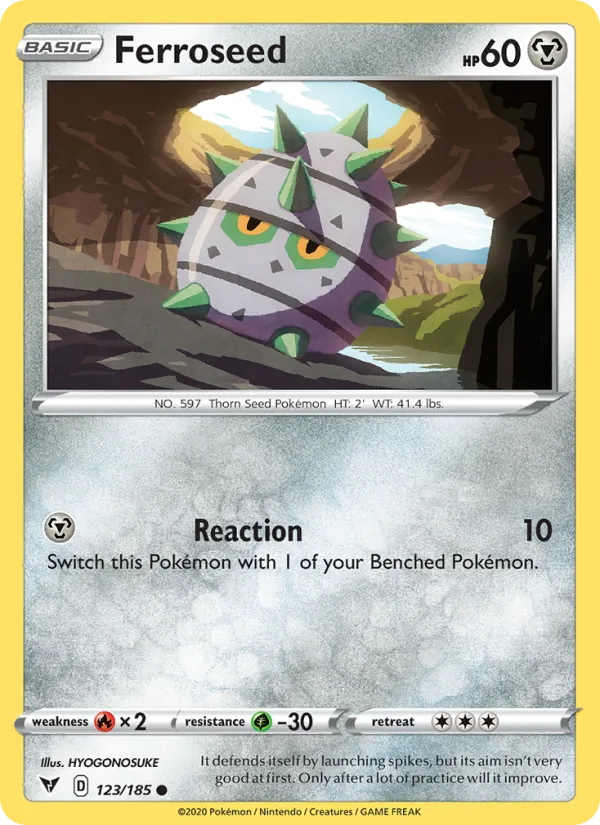 Ferroseed (Vivid Voltage #123/185)