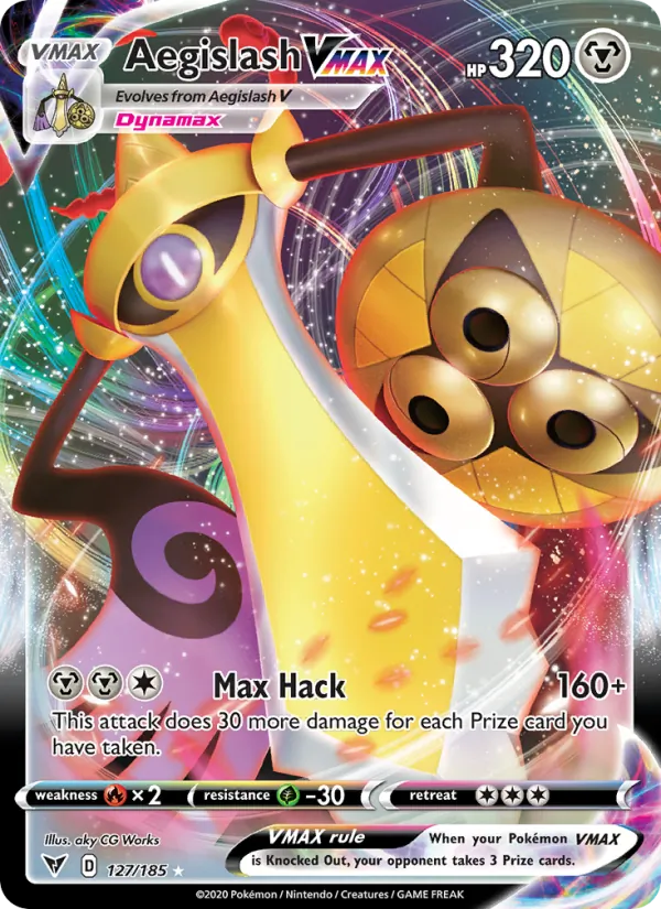 Aegislash VMAX (Vivid Voltage #127/185)