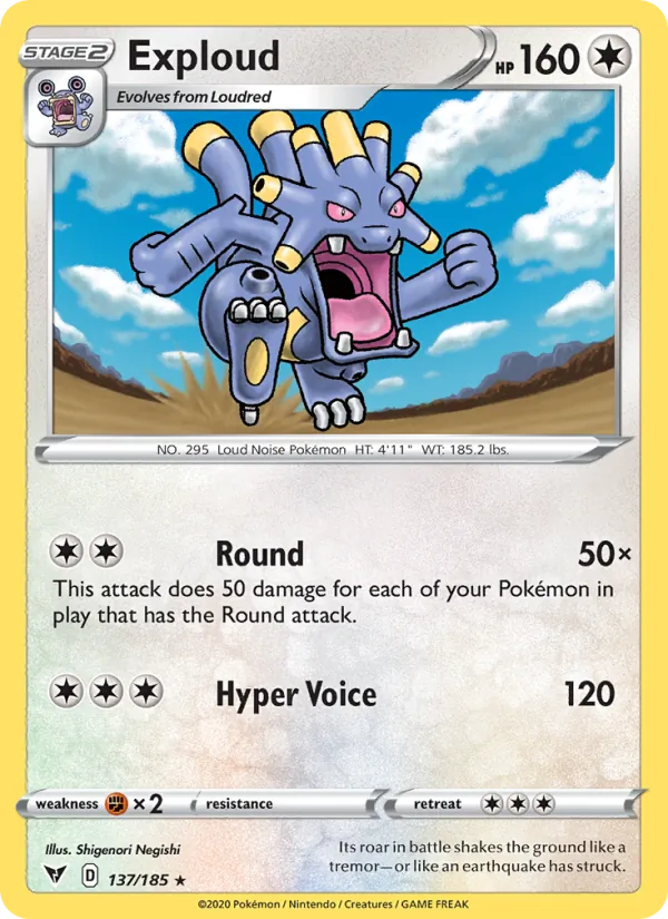 Exploud (Vivid Voltage #137/185)