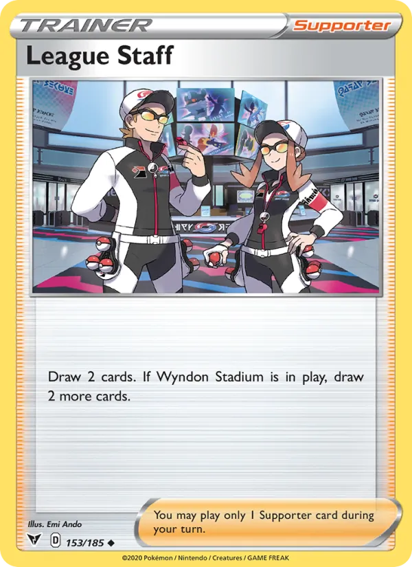 League Staff (Vivid Voltage #153/185)