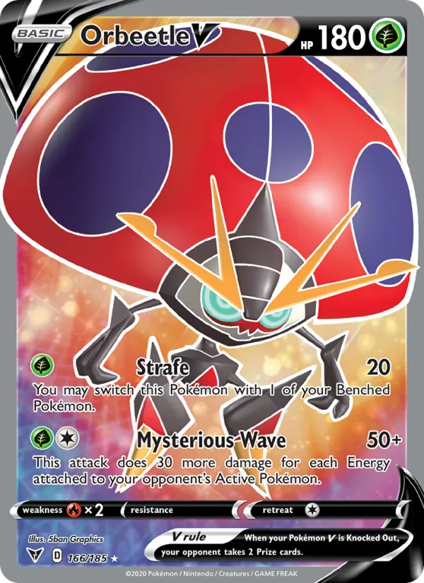 Orbeetle V (Vivid Voltage #166/185)