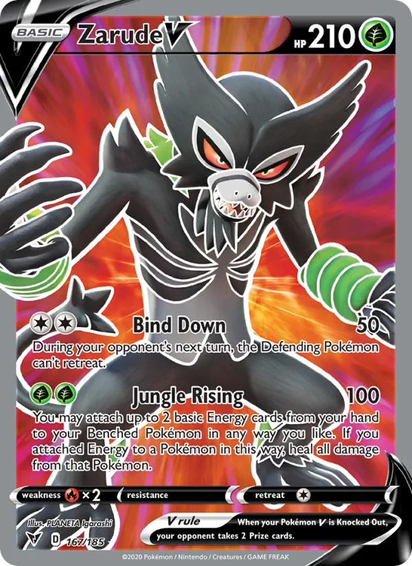 Zarude V (Vivid Voltage #167/185)