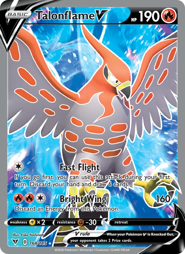Talonflame V (Vivid Voltage #168/185)