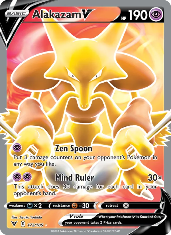 Alakazam V (Vivid Voltage #172/185)