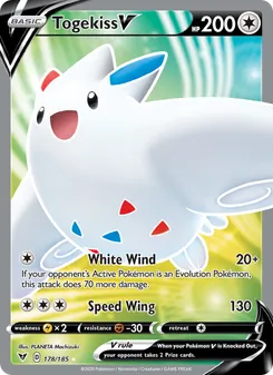 Togekiss V (Vivid Voltage #178/185)