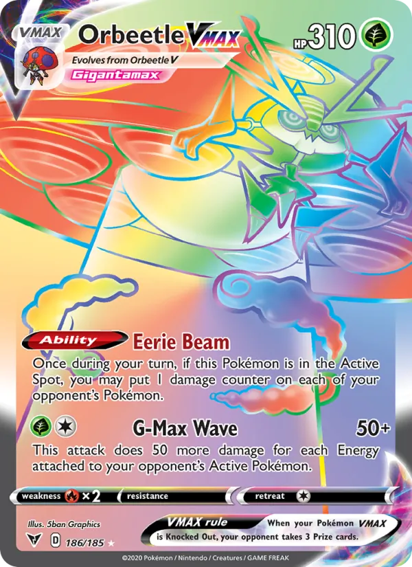 Orbeetle VMAX (Vivid Voltage #186/185)