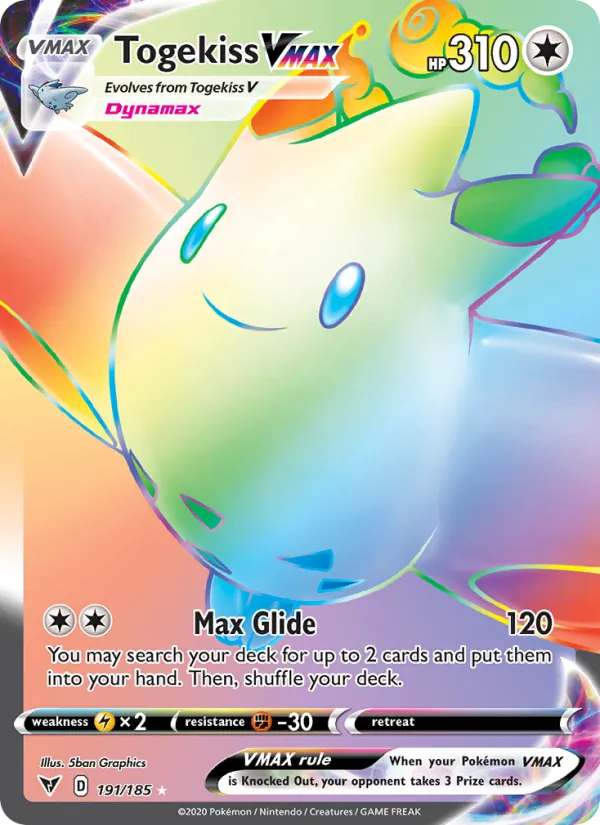 Togekiss VMAX (Vivid Voltage #191/185)