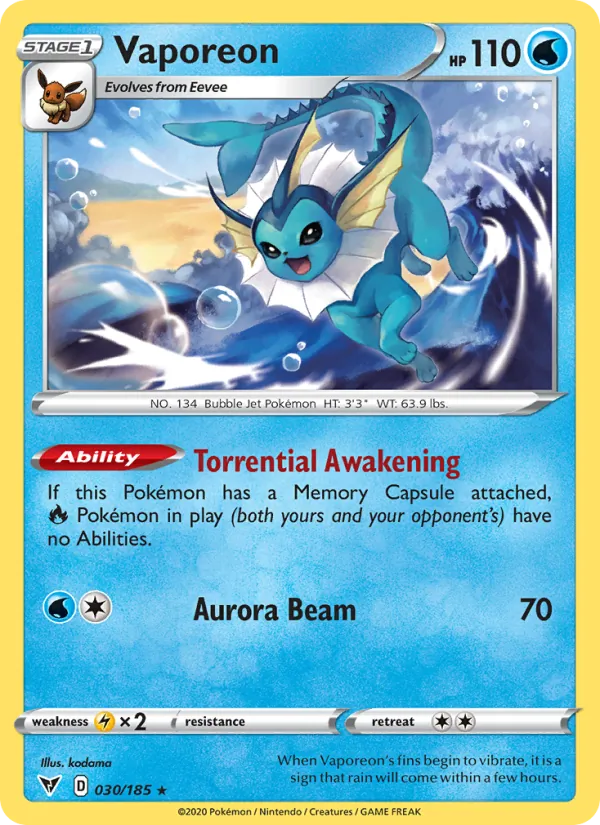 Vaporeon (Vivid Voltage #30/185)