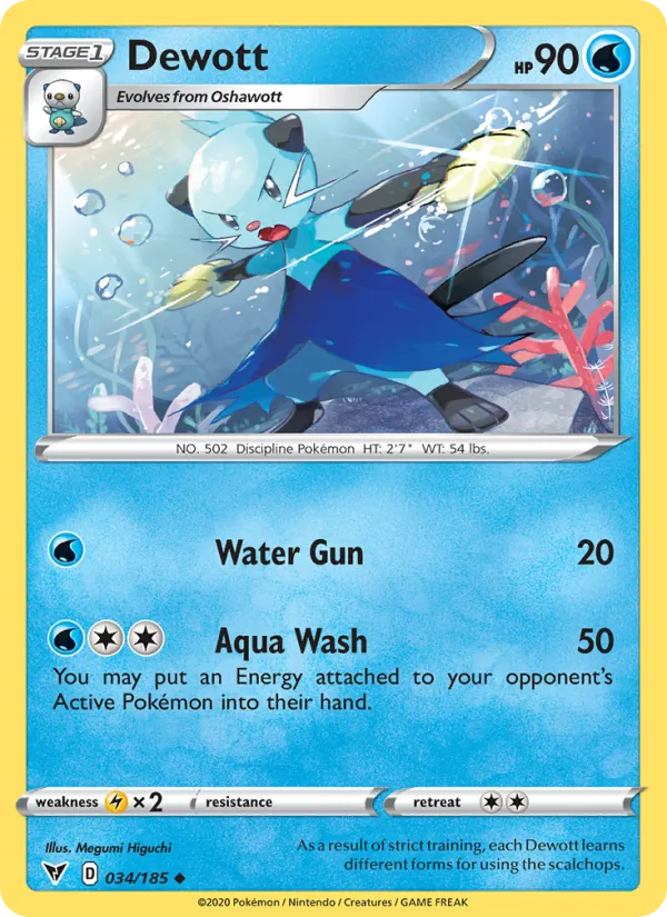 Dewott (Vivid Voltage #34/185)