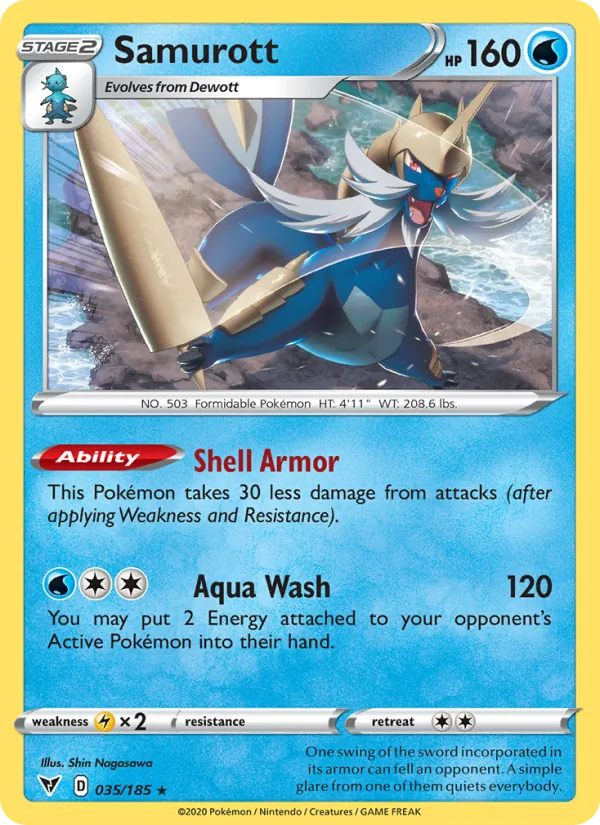 Samurott (Vivid Voltage #35/185)
