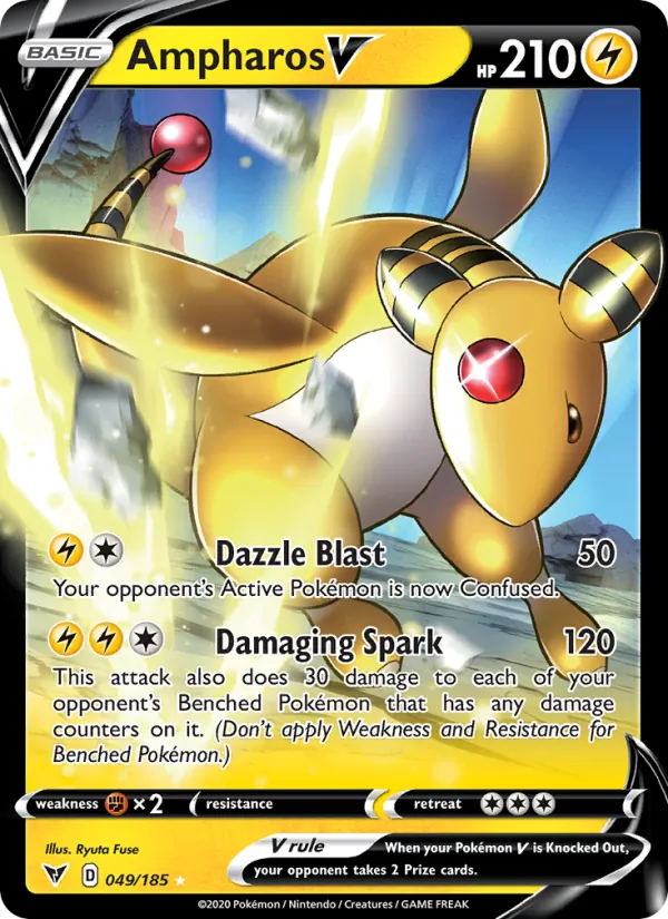 Ampharos V (Vivid Voltage #49/185)
