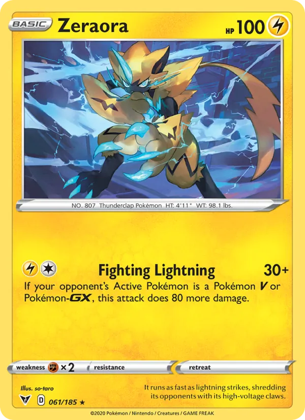 Zeraora (Vivid Voltage #61/185)
